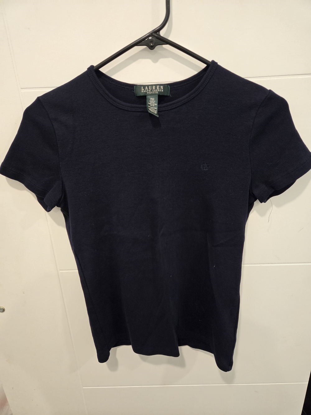 RALPH LAUREN Navy Short-Sleeve Crewneck Tee
